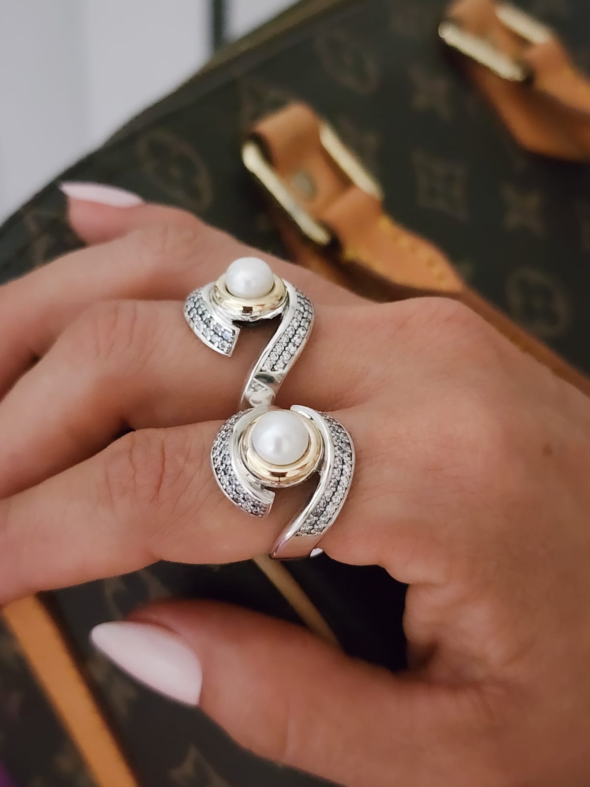 Galax Pearl Ring