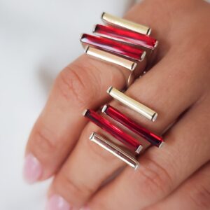 Ruby Tides Ring