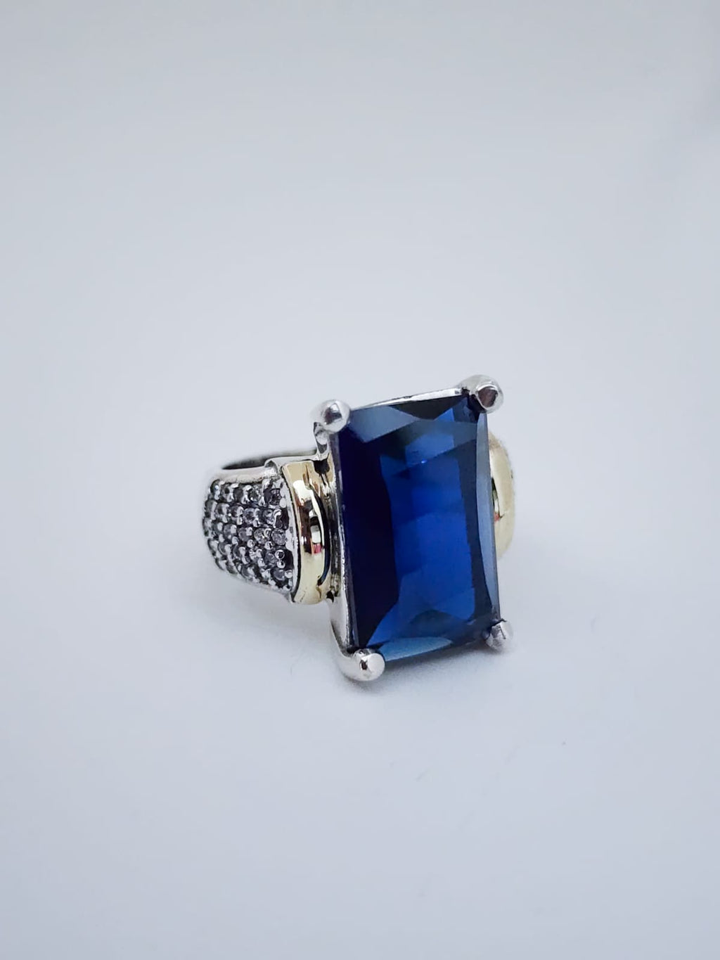 Sapphire Monarch Ring