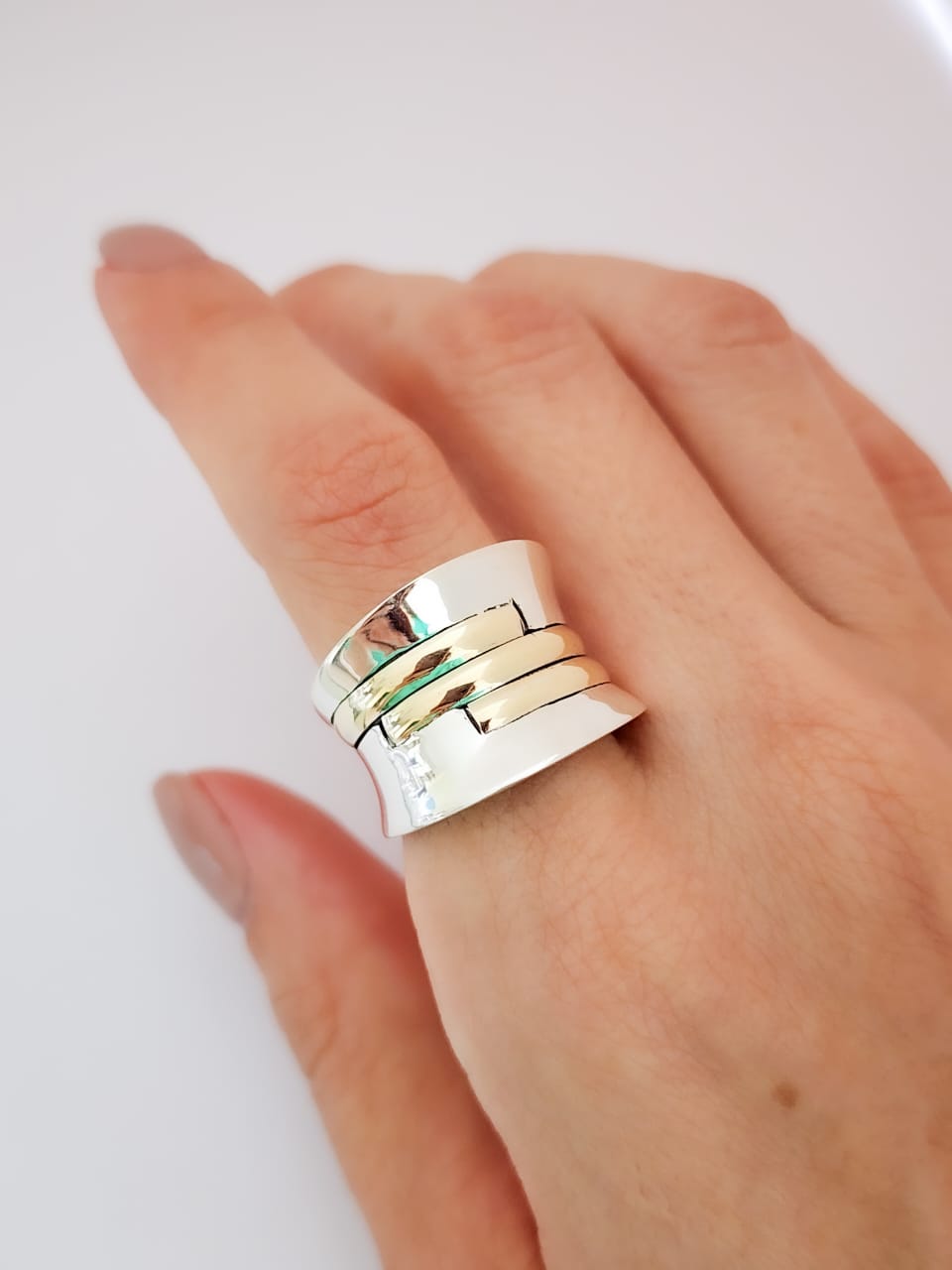 Silver Crest Ring