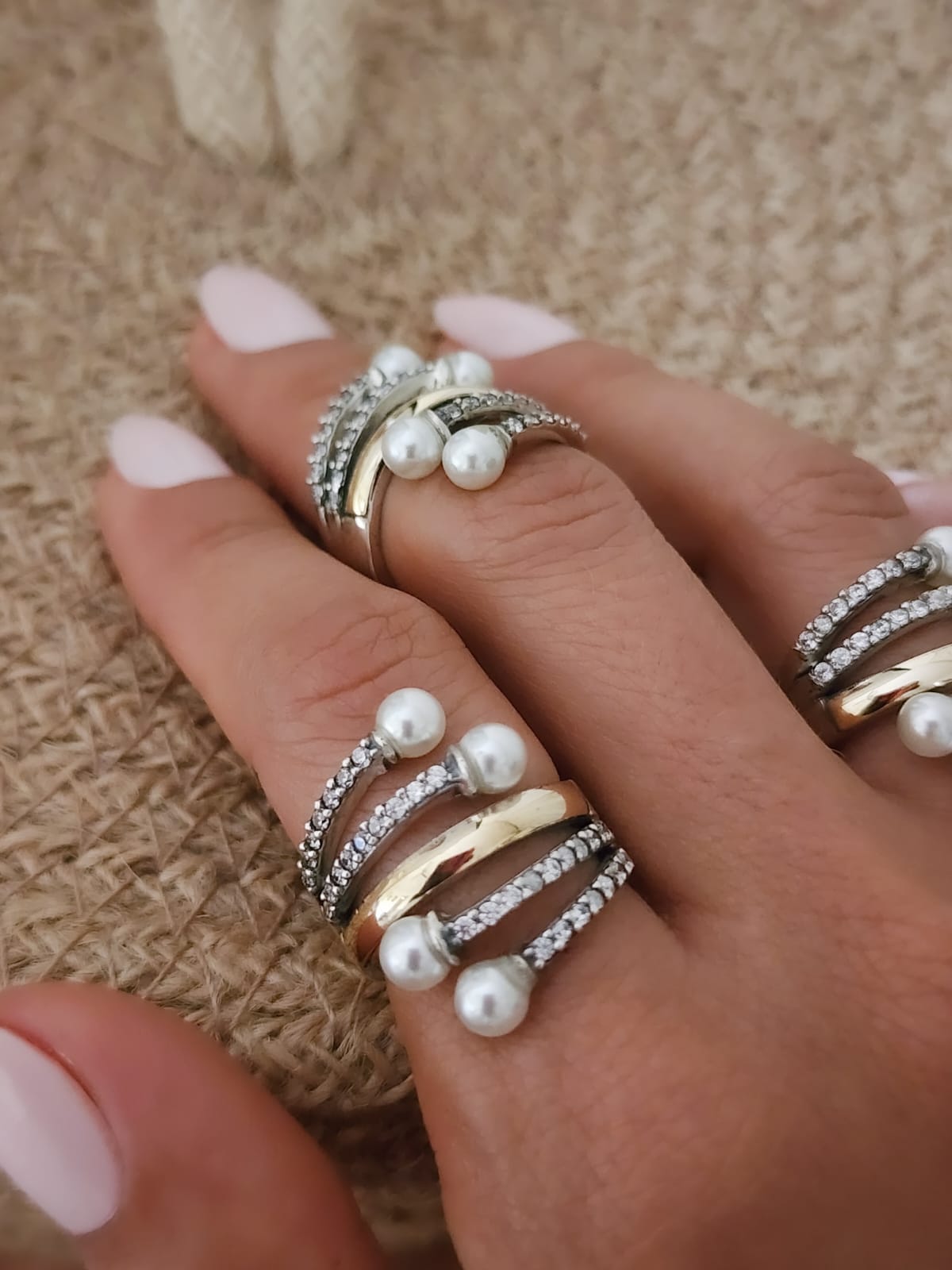 Moon Pearl Ring