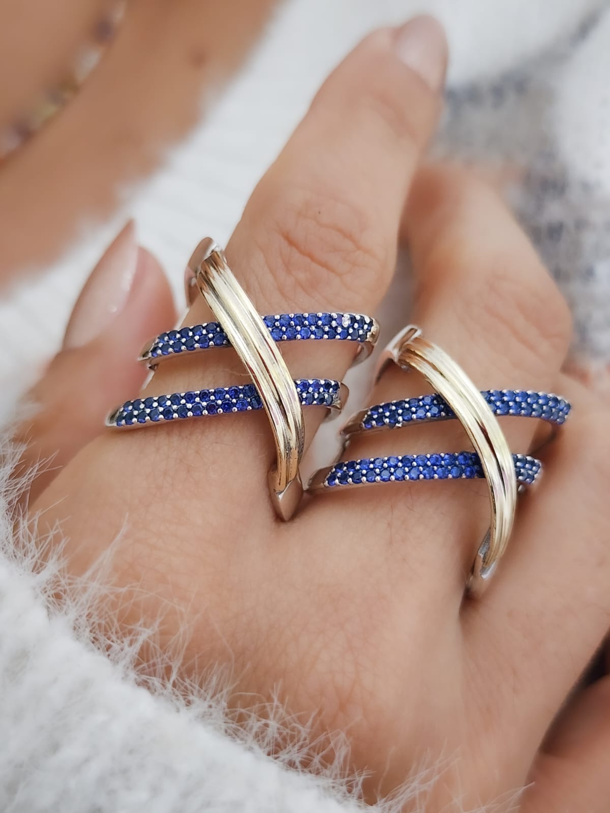 Sapphire Mirage Ring